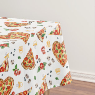 Pizza and Pacifiers Baby Shower Tablecloth