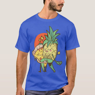 Pizza And Pineaple In Love Hawaiian Pizza Pineappl T-Shirt