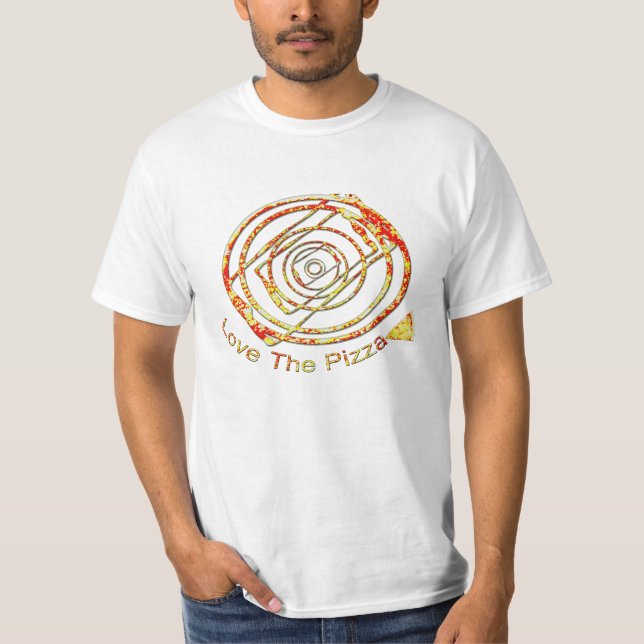 pizza art t-shirt (Front)