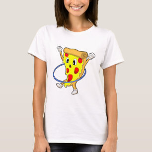 Pizza at Fitness with Fitness tires.PNG T-Shirt