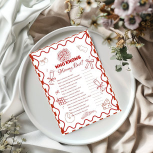 Pizza baby Theme  pregnancy baby shower game card