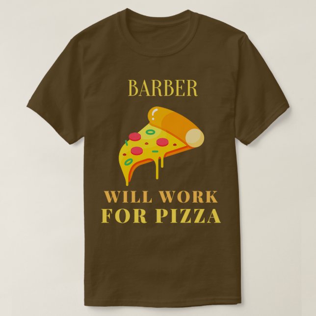 Pizza barber T-Shirt (Design Front)