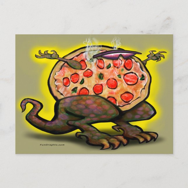 Pizza Beast Postcard (Front)