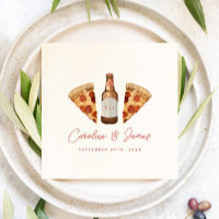 Pizza & Beer Casual Couples Wedding Bridal Shower