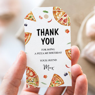 Pizza Birthday Gift Tag