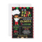 Pizza birthday invitation Little chef boy
