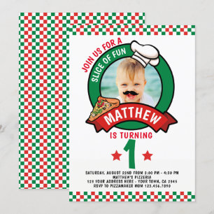 Pizza Birthday Party Invitation