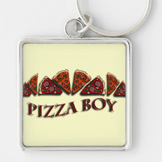 Pizza Boy Keychain