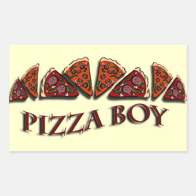 Pizza Boy Sticker (Front)