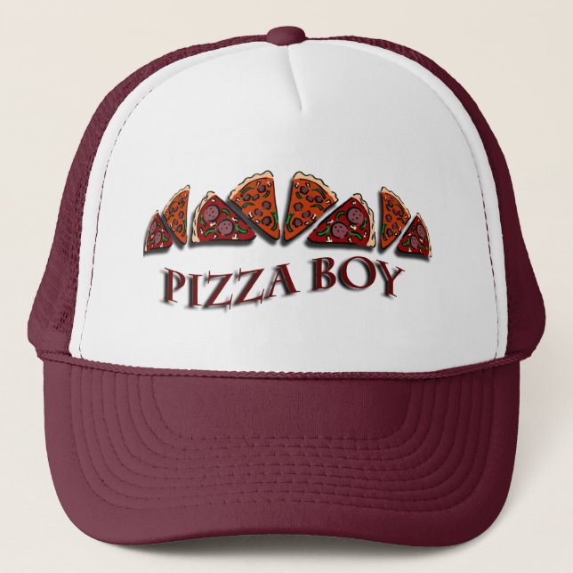 Pizza Boy Trucker Hat (Front)