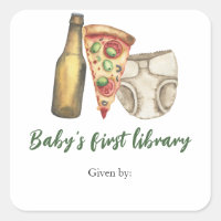 Pizza, Brews and Diapers - baby's first library
