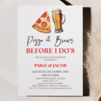 Pizza & Brews Before I Do's Wedding Couples Shower