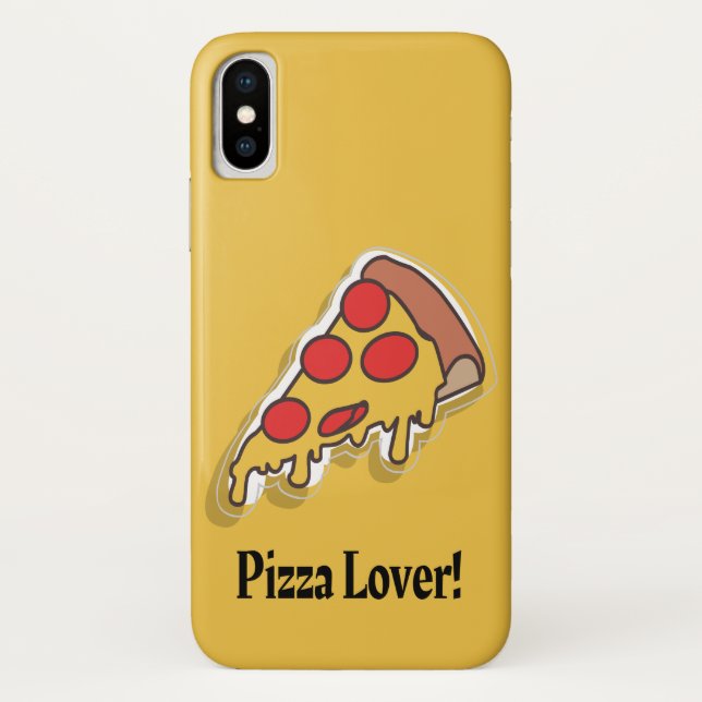 Pizza Case-Mate Barely iPhone X Case (Back)