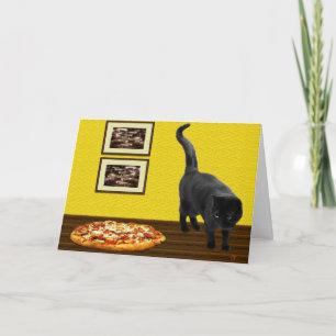 Pizza Cat Card