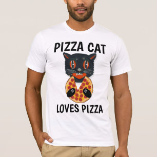 PIZZA CAT Funny T-shirts