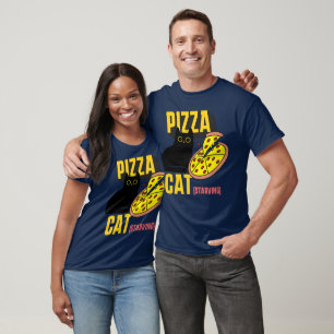 Pizza Cat, Starving, cat mom, cat lovers T-Shirt
