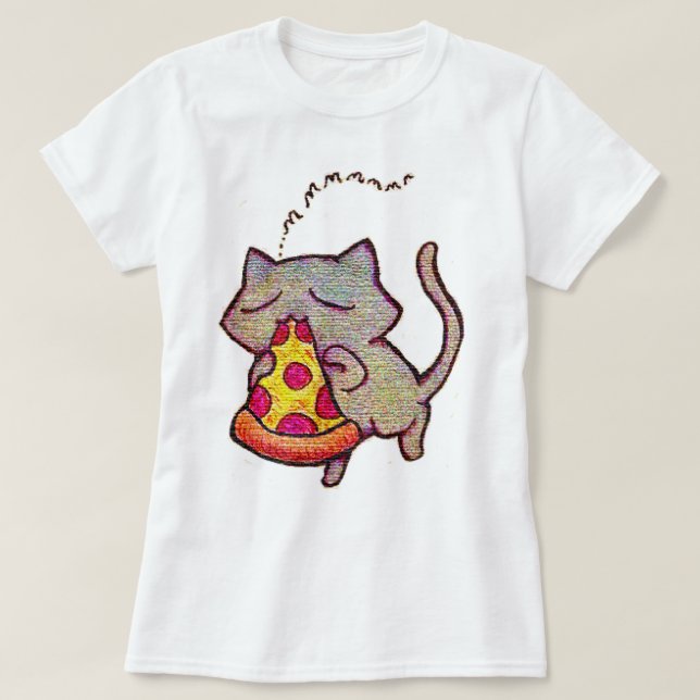 Pizza Cat! T-Shirt (Design Front)