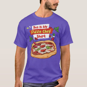 Pizza Chef Italian Food Pizza Maker T-Shirt