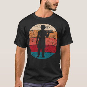 Pizza Chef Pizzeria Cook Retro Vintage Gift doughn T-Shirt