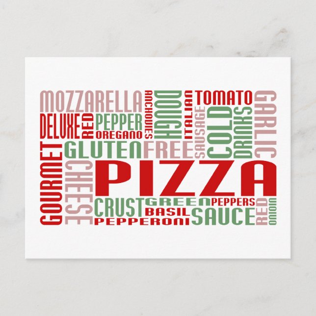 pizza chitChat Postcard (Front)