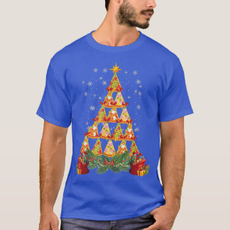 Pizza Christmas Tree Lover Funny Pizza Lover Itali T-Shirt