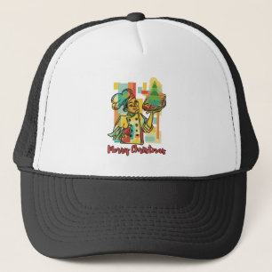 Pizza Christmas Tree - Pizza chef Xmas greating Trucker Hat