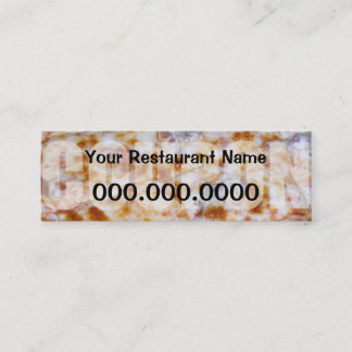 Pizza Coupon - Ready to customize Loyalty Card