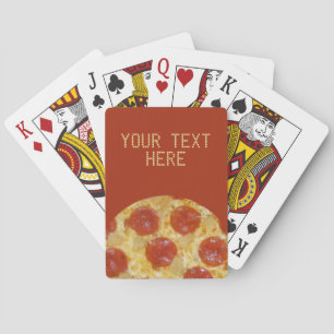 PIZZA custom playing cards