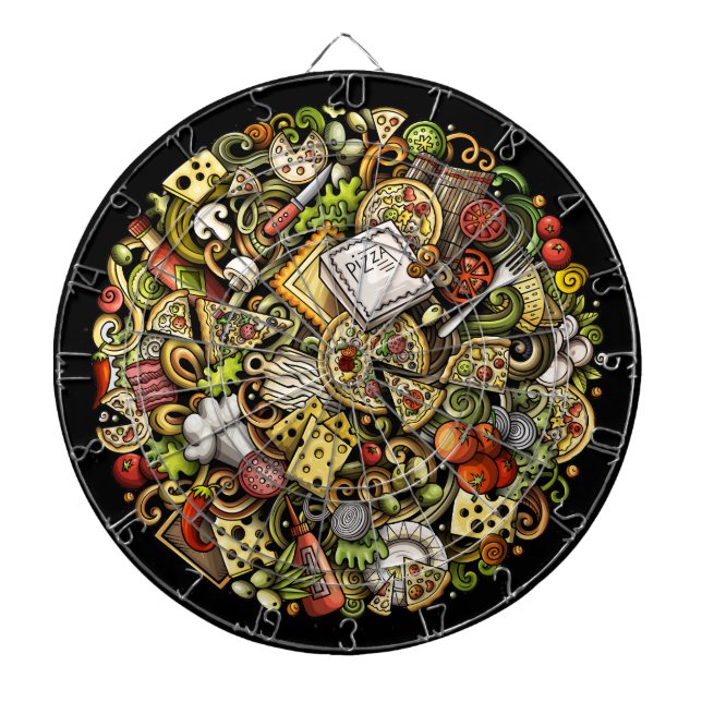 PIZZA Dartboard (Front)