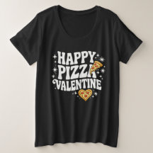 Pizza de la Saint-Valentin Joyeuse Création drôle