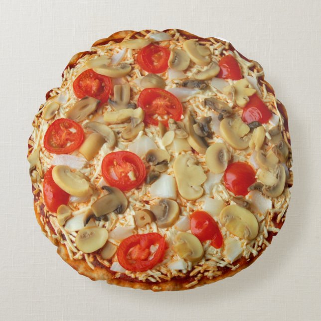 pizza de légumes coussin ronde (Devant)