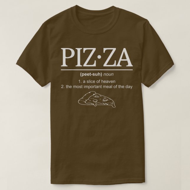 Pizza Definition 15523131 T-Shirt (Design Front)
