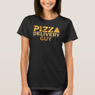 Pizza Delivery Guy Italian  Foodie Pun Costume App T-Shirt
