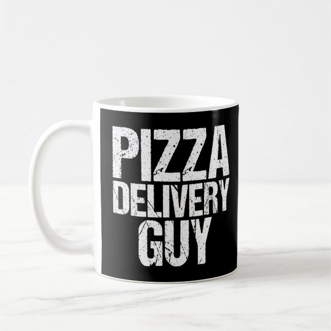 Pizza Delivery Guy Italian Foodie Pun Costume  Coffee Mug (Left)