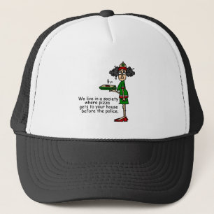 Pizza Delivery Humour Trucker Hat
