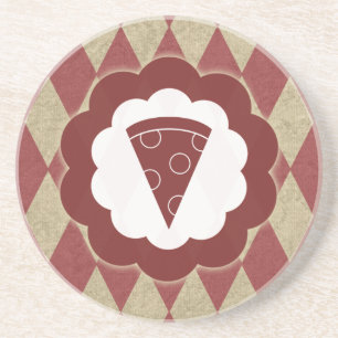 pizza diamonds coaster