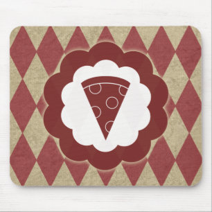 pizza diamonds mouse pad