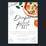 Pizza Diaper Raffle Tabletop Poster Sign<br><div class="desc">Turn diaper duty into a party game with this Pizza Diaper Raffle Tabletop Poster Sign. Designed to perfectly match your pizza themed baby shower or sprinkle, this playful tabletop sign invites guests to join the raffle by bringing a pack of diapers with a cheesy twist. Printed with vibrant colours and...</div>
