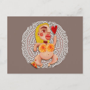Pizza Diva Postcard
