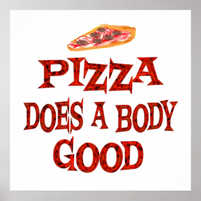 Pizza Does Good Poster (Front)