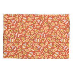 Pizza & Drink Pattern pillowcases