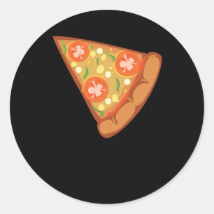 Pizza Favourite Food Classic Round Sticker
