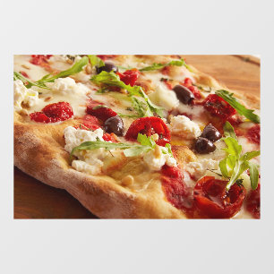 Pizza Food of Italy Pizza Shop Window Cling