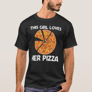 Pizza For Girls Kids Italian Pizza Slice Food  1 T-Shirt