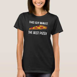 Pizza For Men Dad Italian Food Pizza Pepperoni T-Shirt