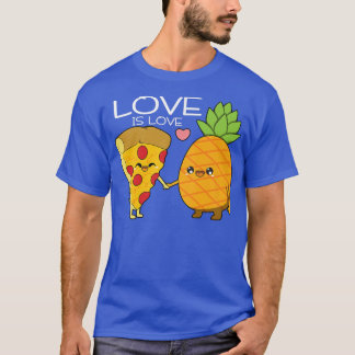 Pizza Forbidden Hawaiian Love Cute Pride Pineapple T-Shirt