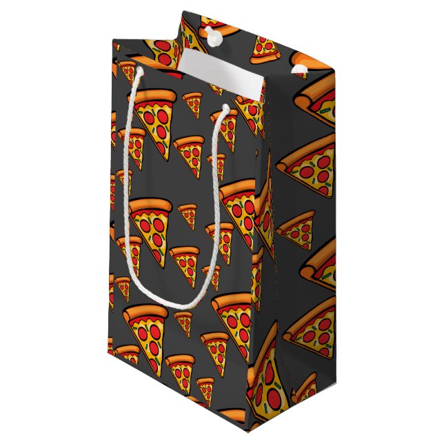 Pizza Friday Design - Gift Bag - Small (Front Angled)