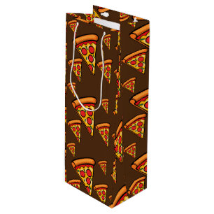Pizza Friday Design - Gift Bag - Wine