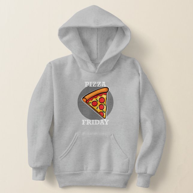 Pizza Friday Design - Sweat - shirt à capuche de r (Poser)