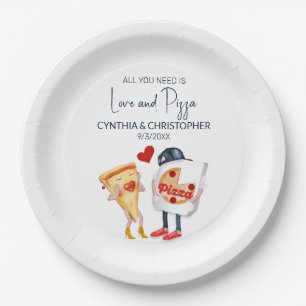 Pizza Funny Paper Plate